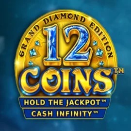 12 Coins Grand Diamond Edition casino game by Wazdan – featured logo at Spinstein Casino