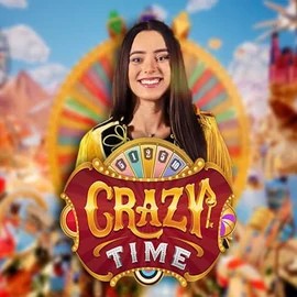 Crazy Time logo by Evolution Spinstein Casino