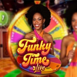 Funky Time online game logo by Evolution on spinsteincasino.cz