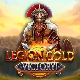 Legion Gold Victory! slot logo by Play'n GO at Spinstein Casino