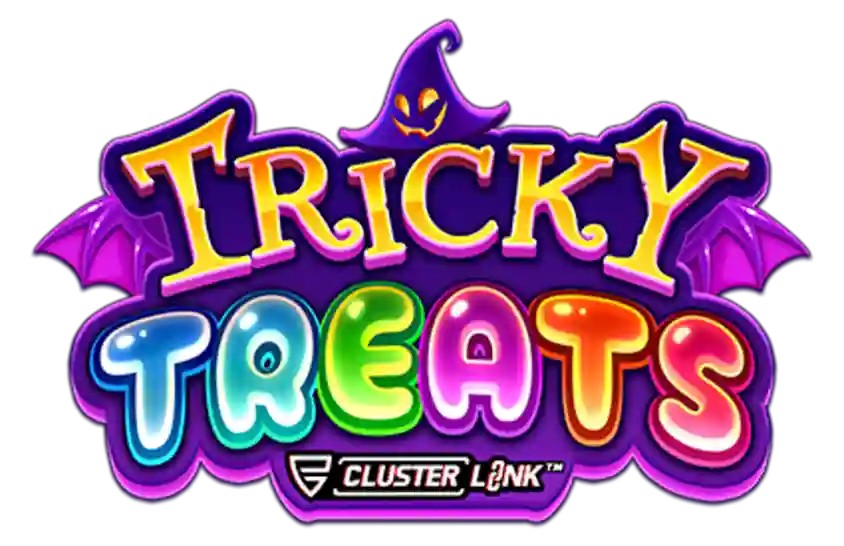 Tricky Treats logo by Push Gaming at Spinstein Casino