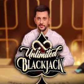 Unlimited Blackjack game by Ezugi – logo hosted on Spinstein Casino